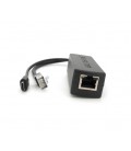 POE сплиттер AOT-0524 48V-5V, RJ45,Type-C (10/100Мбит, Вход-48V/Выход 5V 2.4А)