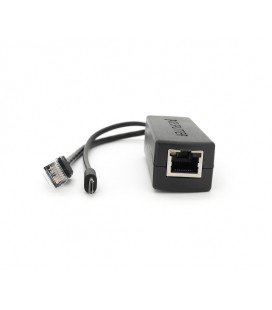 POE сплиттер AOT-0524 48V-5V, RJ45,Mini-USB (10/100Мбит, Вход-48V/Выход 5V 2.4А)