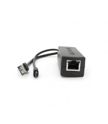 POE сплиттер AOT-0524 48V-5V, RJ45,Mini-USB (10/100Мбит, Вход-48V/Выход 5V 2.4А)