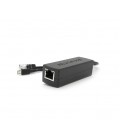 POE сплиттер AOT-0524 48V-5V, RJ45,Mini-USB (10/100Мбит, Вход-48V/Выход 5V 2.4А)