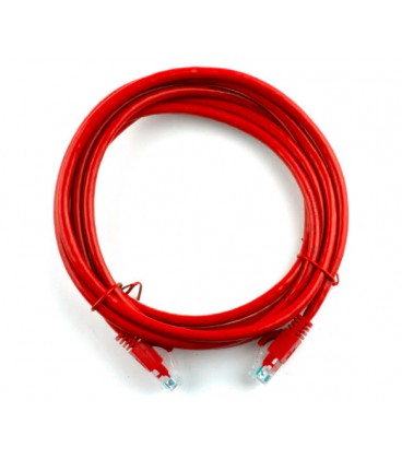 Патч-корд литой RITAR, UTP, RJ45, Cat.5e, 7,5m, красный, Cu (медь)