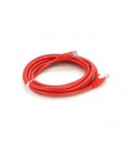 Патч-корд литой RITAR, UTP, RJ45, Cat.5e, 5m, красный, Cu (медь)