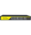 POE коммутатор Merlion Mini 16 POE 10/100 + 2 RJ45 10/100/1000+ встроенный блок питания 52V 3.85A
