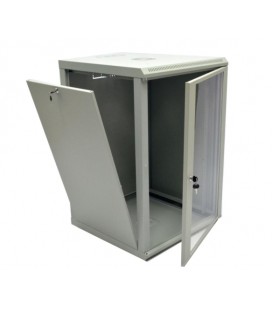 Шафа 18U, 600x600x907мм (Ш*Г*В), економ, акрилове скло, сiра