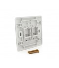 Рамка 86х86 под 2 модуля Keystone Jack RJ-45 кат.5E UTP, 2-port Q100