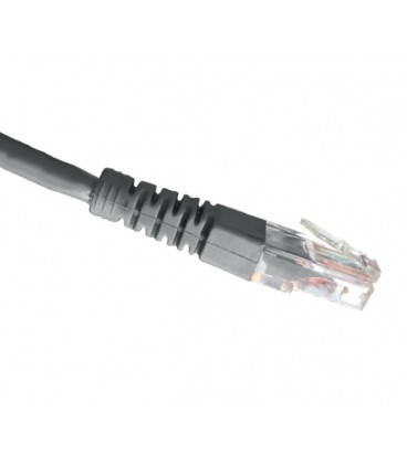 Патч-корд OK-net Кат.5e UTP 24AWG Серый Без защиты фиксатора 10м