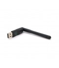 Беспроводной сетевой адаптер с антенной 10см Wi-Fi-USB LV/CL-UW07BT - 8723DU, 802.11bgn, 150MB, 2.4 GHz, WIN7/XP/Vista/2K/MAC/LI