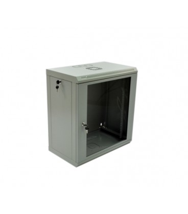 Шафа 12U, 600x350x640мм (Ш*Г*В), економ, акрилове скло, серый