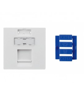 Модульная вставка OK-net, 45х45 1 порт, тип 1