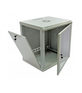Шафа 12U, 600x500x640мм (Ш*Г*В), економ, акрилове скло, сіра