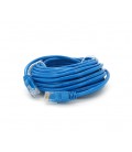 Патч-корд литой RITAR, UTP, RJ45, Cat.5e, 10m, синий, Cu (медь)