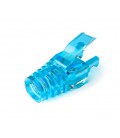 Колпачок изолирующий PiPo RJ-45 Cat.5/Cat.6 (100 шт/уп.), Transparent-blue