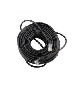 Патч-корд литой RITAR, CCA, UTP, RJ45, Cat.5e, 30m, черный Q50
