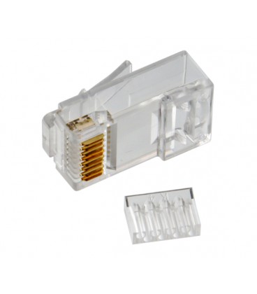 Коннектор Merlion RJ-45 8P8C UTP Cat-6 (50 шт/уп.), двойной