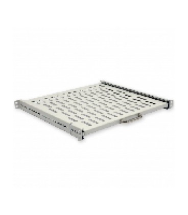 Полиця висувна 19', 400мм глиб. (400..600 мм кріплення), сіра