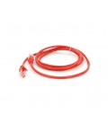 Патч-корд литой RITAR, UTP, RJ45, Cat.5e, 1,5m, красный, Cu (медь)