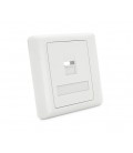 Рамка 86х86 под 1 модуль Keystone Jack RJ-45 кат.5E UTP, 1-port Q100