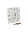Рамка 86х86 под 1 модуль Keystone Jack RJ-45 кат.5E UTP, 1-port Q100
