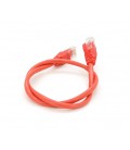 Патч-корд литой RITAR, UTP, RJ45, Cat.5e, 1m, красный, Cu (медь)