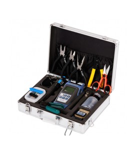 Набор инструментов и тестеров для работы с оптическим кабелем FC-6S 15 в 1 Metall Case