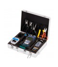 Набор инструментов и тестеров для работы с оптическим кабелем FC-6S 15 в 1 Metall Case