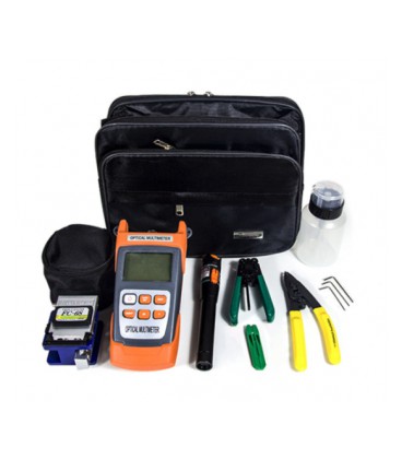 Набор инструментов и тестеров для работы с оптическим кабелем 8 в 1