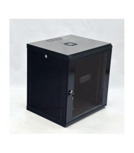Шафа 12U, 600x600x640мм (Ш*Г*В), економ, акрилове скло, чорна