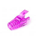 Колпачок изолирующий PiPo RJ-45 Cat.5/Cat.6 (100 шт/уп.), Transparent-purple