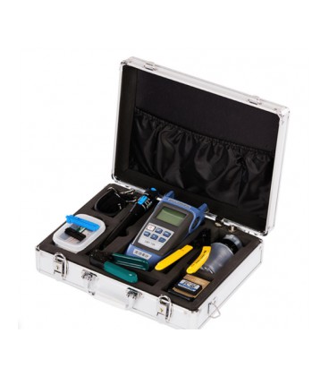 Набор инструментов и тестеров для работы с оптическим кабелем FC-6S 10 в 1 Metall Case