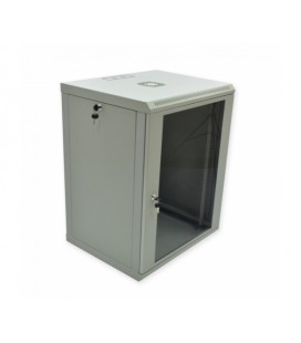 Шафа 15U, 600x500x773мм (Ш*Г*В), економ, акрилове скло, сiра