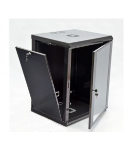 Шафа 15U, 600x500x773мм (Ш*Г*В), економ, акрилове скло, чорна