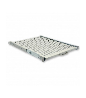 Полиця висувна 19', 600мм глиб. (400..870 мм кріплення), сіра