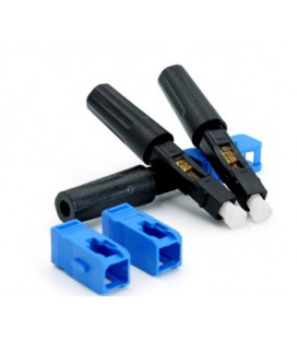 Коннектор SC/UPC-D быстрого монтажа, для плоского кабеля без защелки, цена за 1 шт, Q100