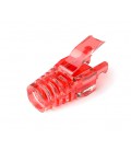 Колпачок изолирующий PiPo RJ-45 Cat.5/Cat.6 (100 шт/уп.), Transparent-red