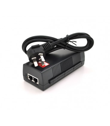 POE инжектор KM-tech 802.3at (30Вт) с портами Ethernet 10/100/1000Мбит/с