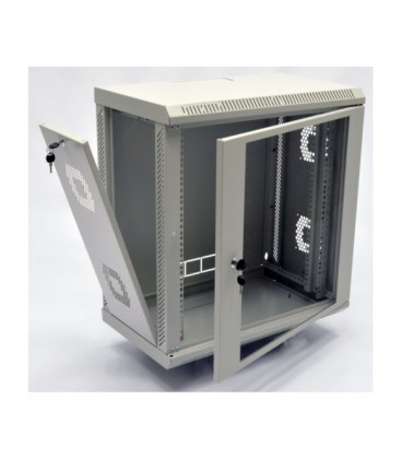 Шафа 12U, 600х350х640 мм (Ш*Г*В), акрілове скло, сіра