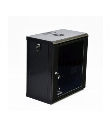 Шафа 12U, 600x350x640мм (Ш*Г*В), економ, акрилове скло, чорна