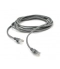 Патч-корд литой RITAR, CCA, UTP, RJ45, Cat.5e, 20m, серый