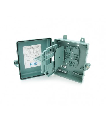 PON - box универсальный 16/24-канальный с планкой установки адаптеров. В комплекте, стяжки, крепления на стену, Q30