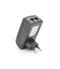 POE инжектор 48V 0,5A (24Вт) с портами Ethernet 10/100Мбит/с