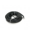 Патч-корд литой RITAR, CCA, UTP, RJ45, Cat.5e, 15m, черный Q100