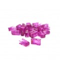 Коннектор Ritar RJ-45 8P8C UTP Cat-5 (100 шт/уп.) Q100 Violet