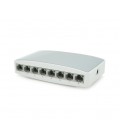 Коммутатор Gigabit Ethernet ONV-H3008S в пластиковом корпусе, 8*1000Мб портов, 5В 1Ач, 140х78х32