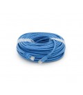Патч-корд литой RITAR, UTP, RJ45, Cat.6, 30m, синий, Cu (медь)