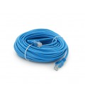Патч-корд литой RITAR, CCA, UTP, RJ45, Cat.5e, 15m, синий Q100