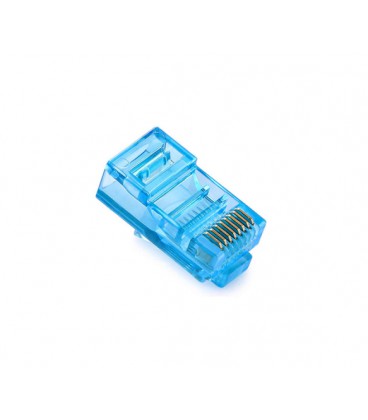 Коннектор Merlion RJ-45 8P8C UTP Cat-5 (100 шт/уп.) Q100 Blue