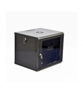 Шафа 9U, 600x500x507мм (Ш*Г*В), економ, акрилове скло, чорна