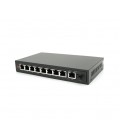 8ми портовый PoE Full Gigabit коммутатор ONV-POE33108PFG, 8xPoe1000Мбит + 1х1000 Мбит + 1хSFP 1000Мбит, до 250м, IEEE802.3af/at,