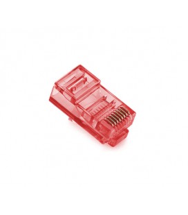 Коннектор Merlion RJ-45 8P8C UTP Cat-5 (100 шт/уп.) Q100 Red