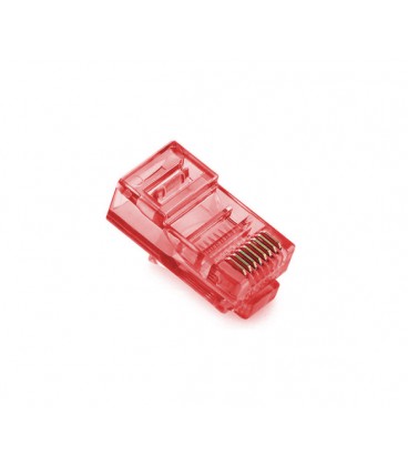 Коннектор Merlion RJ-45 8P8C UTP Cat-5 (100 шт/уп.) Q100 Red